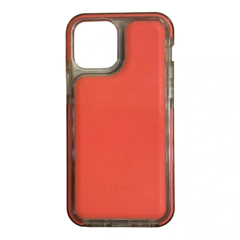 iHome Velo iPhone 11/12Pro Coral Silicone Impact Case EUC